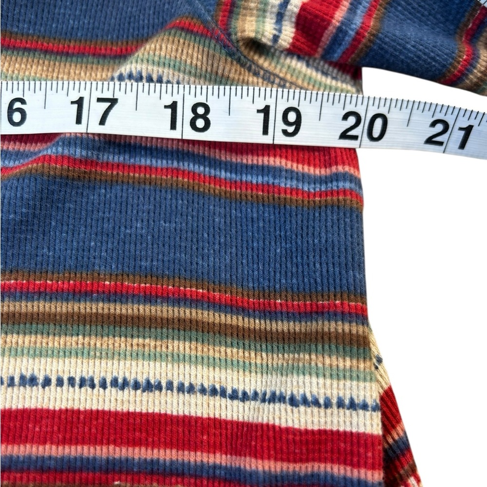 Ralph Lauren LRL Jeans Co. Southwestern Aztec Striped Drop-Waist Midi Dress 2X - Picture 8 of 11